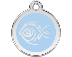 Red Dingo Tribal Fish Dog Tag - 11 colors!