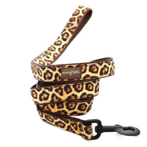 'Susie' Personalized Leopard Dog Collar