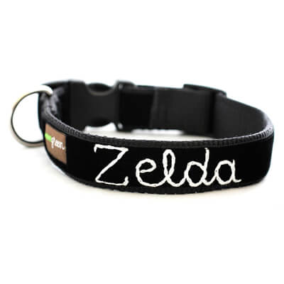 'Zelda' Personalized Dog Collar