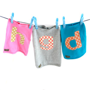 Grey Monogram Doggie Tank