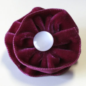 Olive Hair/Dog Collar Flower -- Small