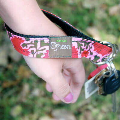 Key Fob Wristlet Keychain Island - Coastal Cottage