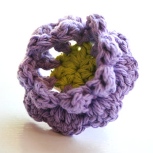 Grape Soda Dog Collar Flower