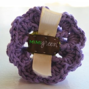Grape Soda Dog Collar Flower