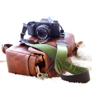 'Hunter' Velvet Camera Strap