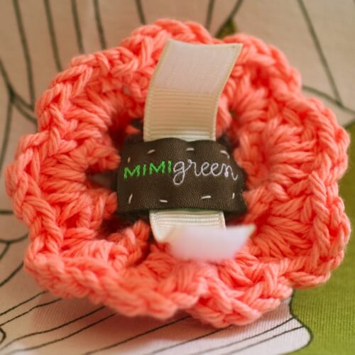 Orange Coco Dog Collar Flower