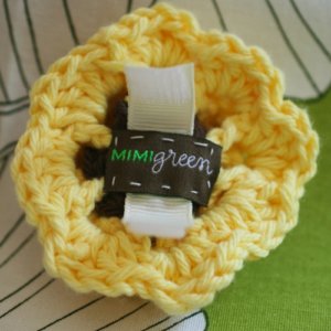 Lemon Drop Dog Collar Flower