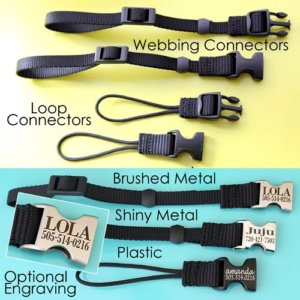 'Noel' Velvet Camera Strap