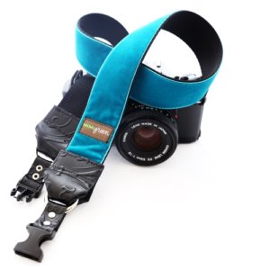 'Zack' Velvet Camera Strap