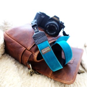 'Zack' Velvet Camera Strap
