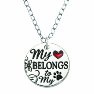 My Heart Belongs To My Dog Necklace