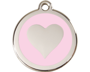 Red Dingo Heart Dog Tag - 11 colors!