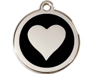 Red Dingo Heart Dog Tag - 11 colors!