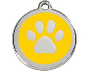 Red Dingo Paw Dog Tag - 11 colors!