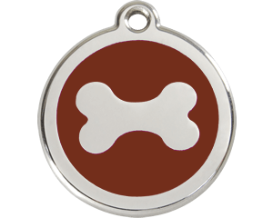 Red Dingo Bone Dog Tag - 11 colors!