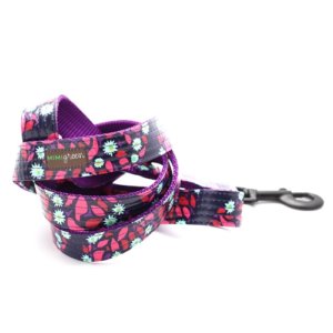 Jasmine Laminated Cotton Dog Collar