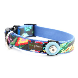 Aromatherapy Dog Collar Companion -- Blue Recycled Cotton
