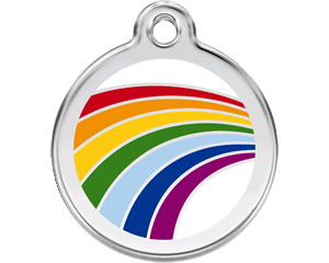 Red Dingo Rainbow Dog Tag