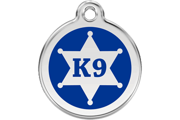 Red Dingo Sheriff Dog Tag
