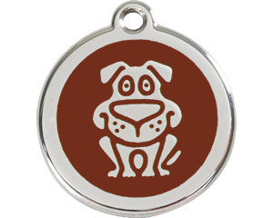 Red Dingo Happy Dog Tag - 10 colors!
