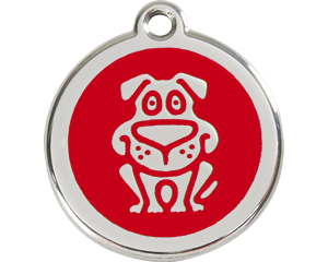 Red Dingo Happy Dog Tag - 10 colors!