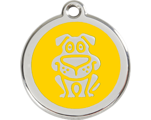 Red Dingo Happy Dog Tag - 10 colors!